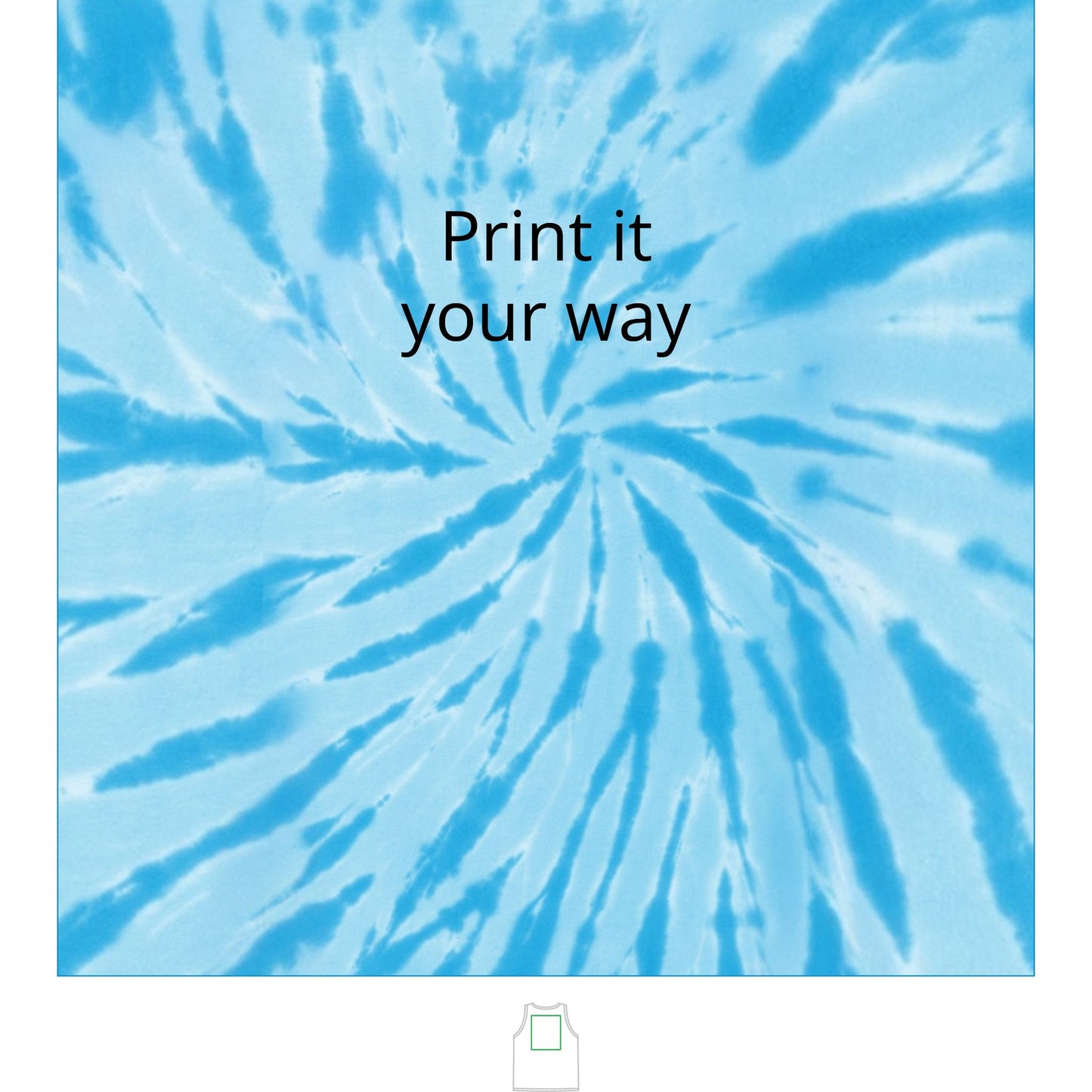 Unisex Tie-Dye Tank Top