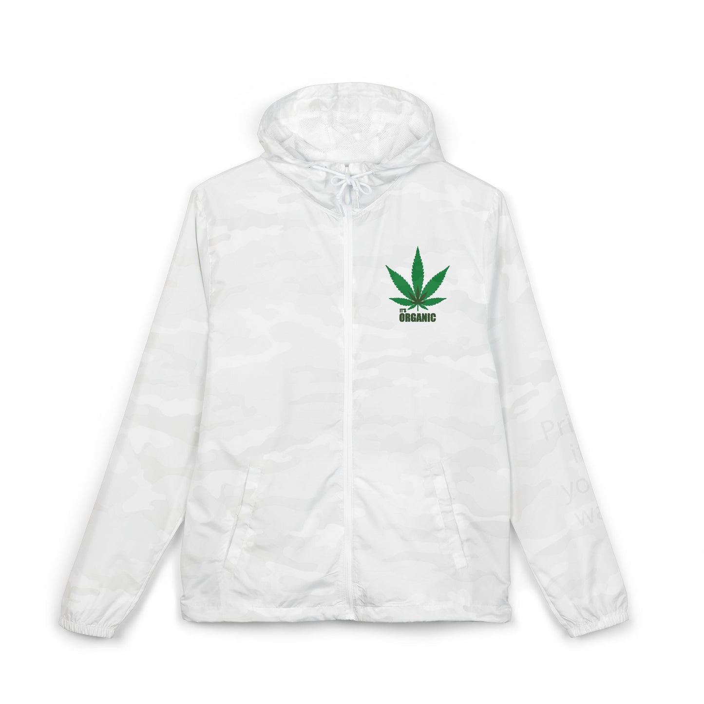 Unisex Full-Zip Windbreaker Jacket