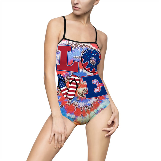 Women's One-piece Swimsuit (AOP)