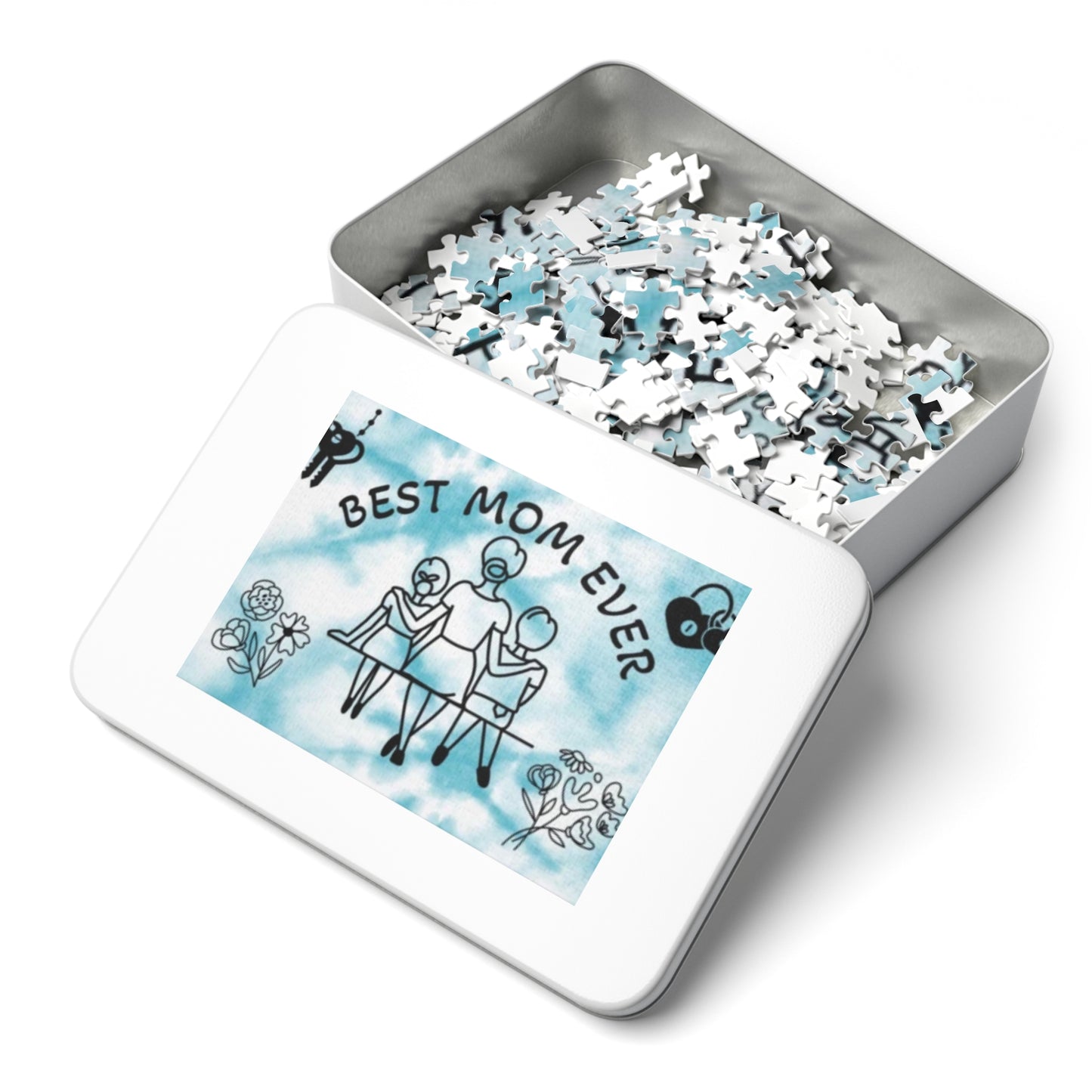 Jigsaw Puzzle with Tin