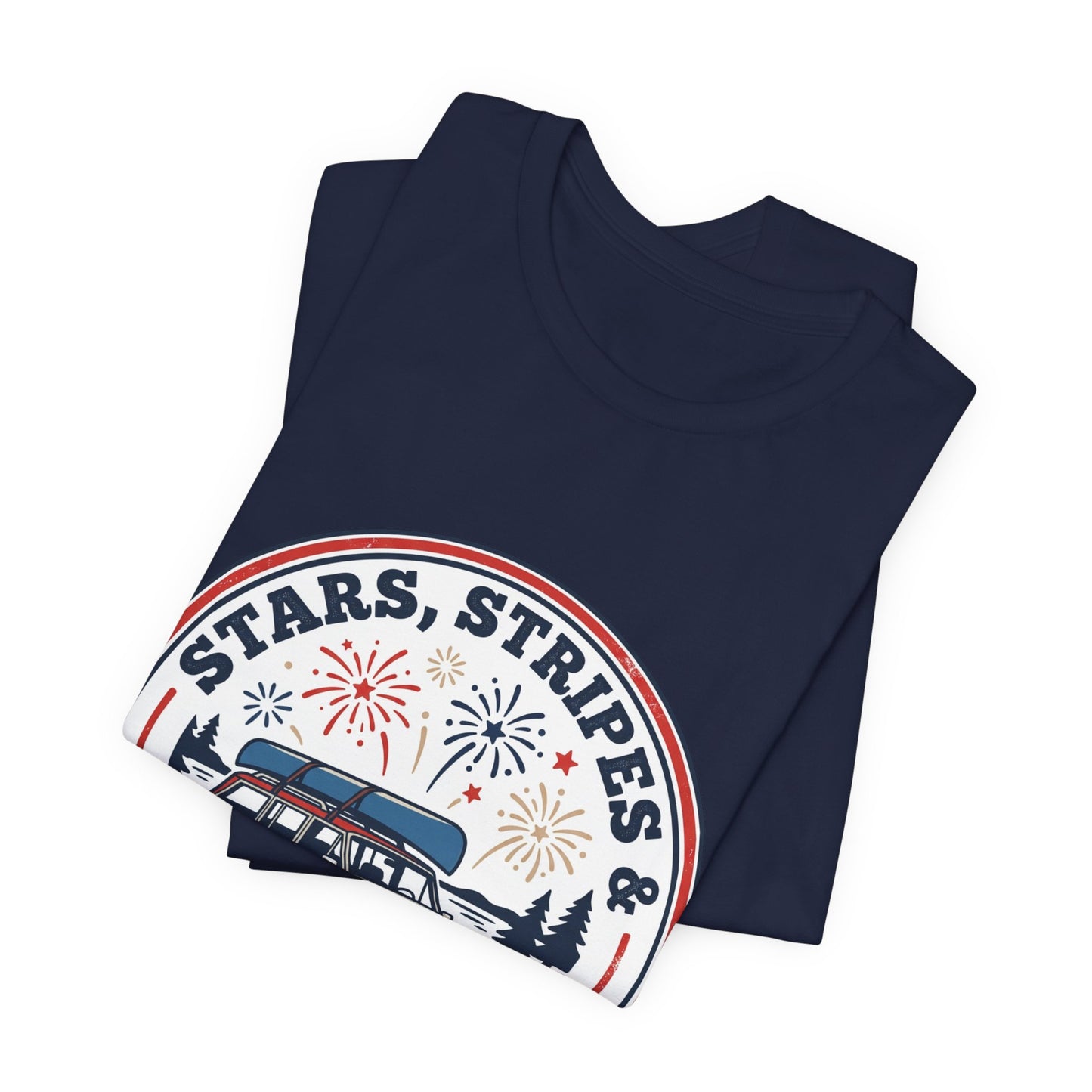 Stars & Stripes Firework Nights Tee | vintage USA, red white blue