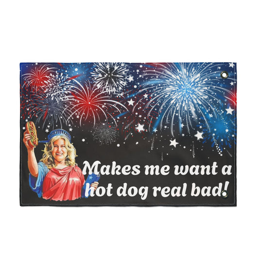 4th of July Fireworks Double-Sided Flag – "You Look Like the 4th of July"