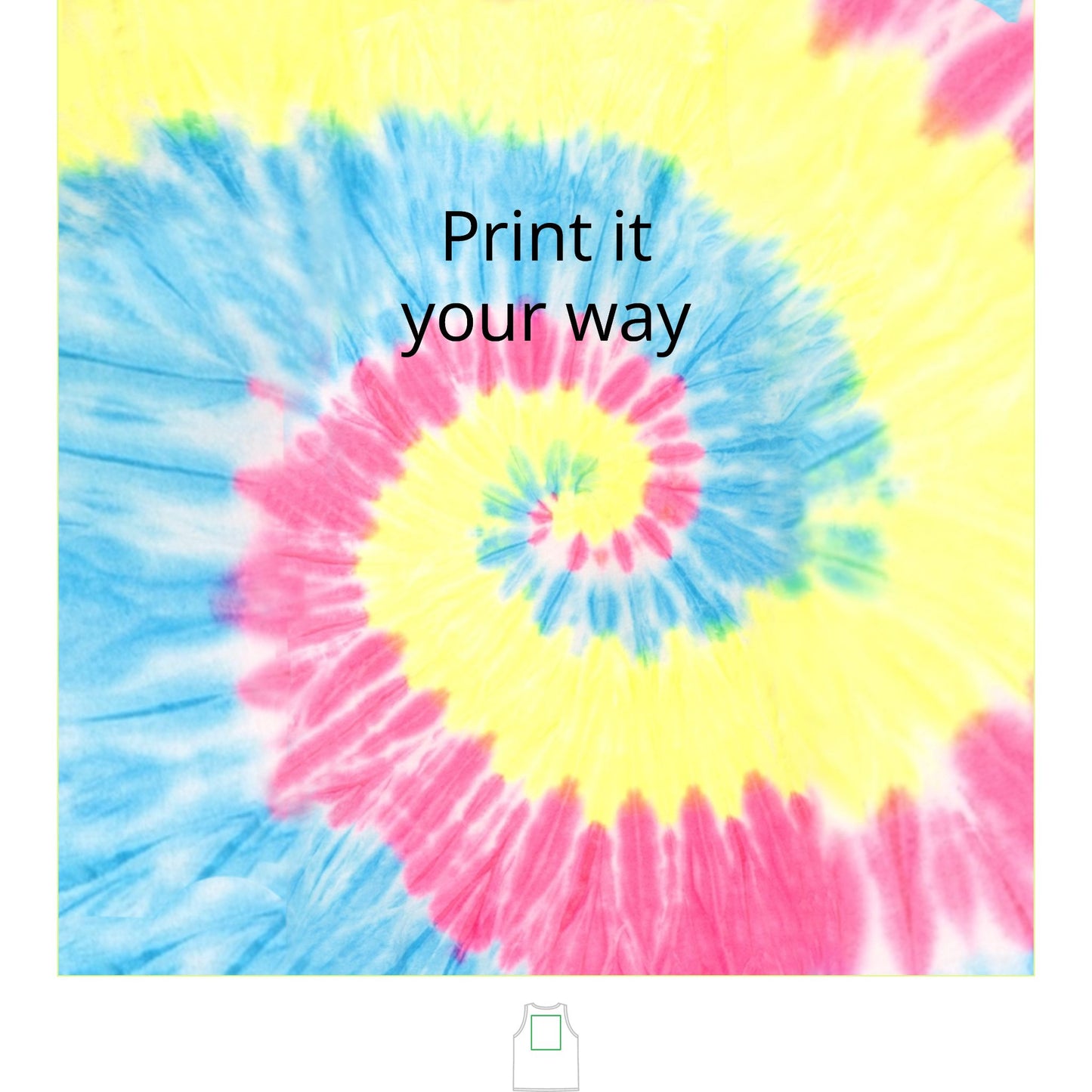 Unisex Tie-Dye Tank Top