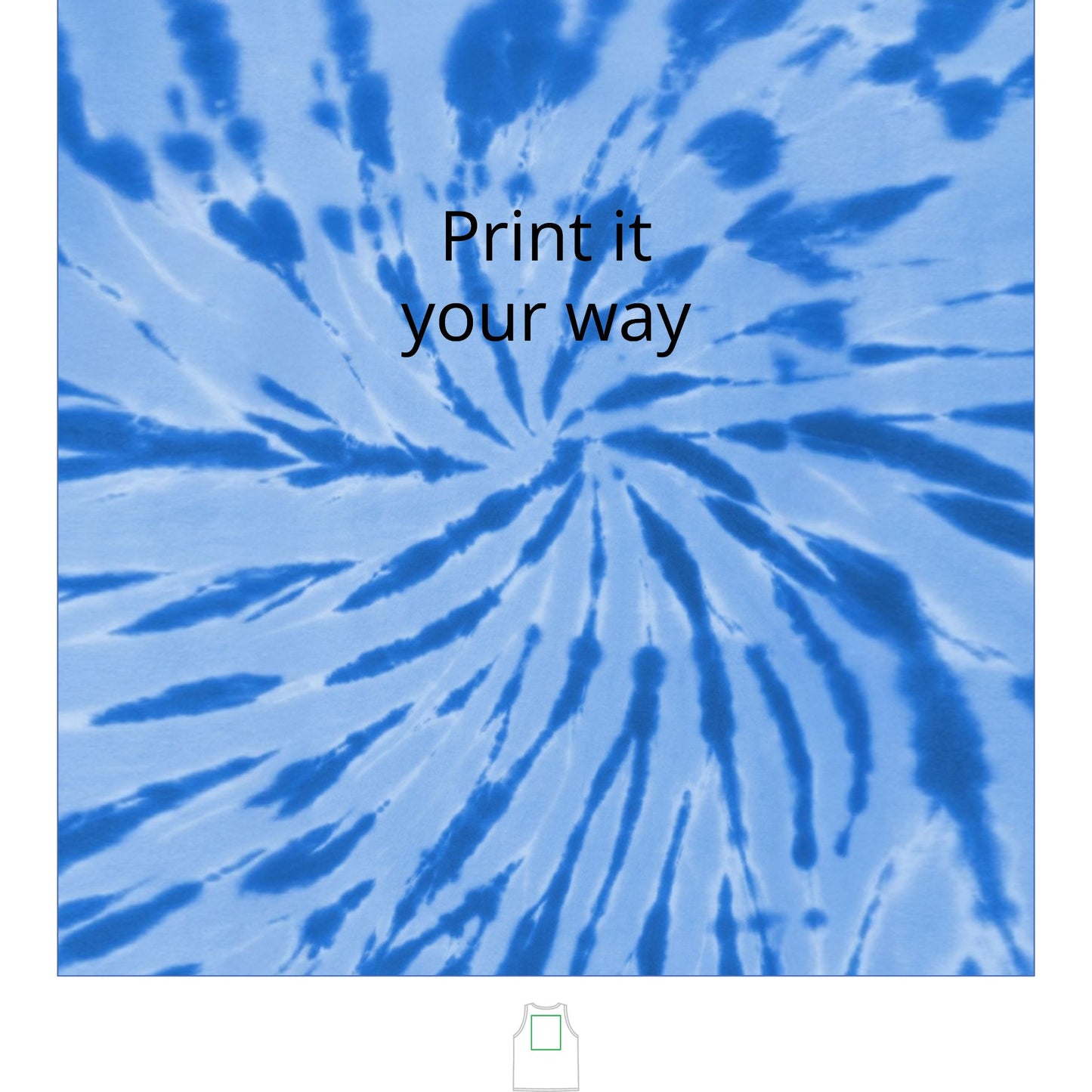 Unisex Tie-Dye Tank Top
