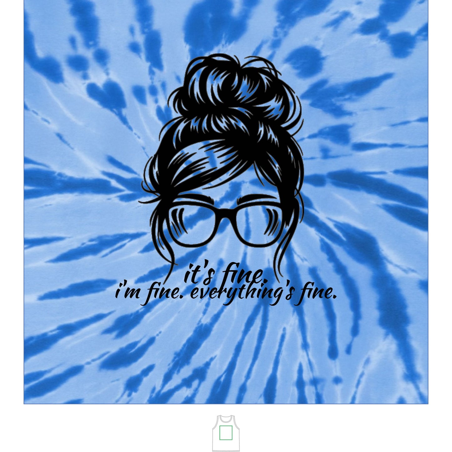 Unisex Tie-Dye Tank Top