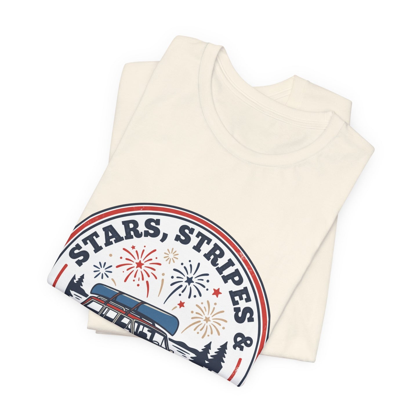 Stars & Stripes Firework Nights Tee | vintage USA, red white blue