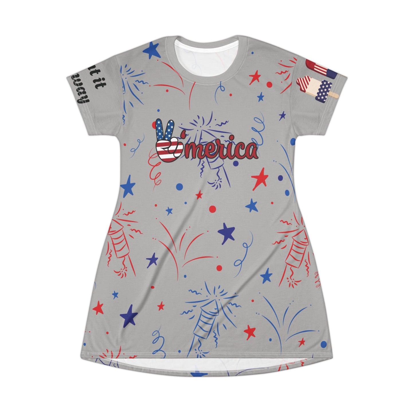 T-Shirt Dress (AOP)