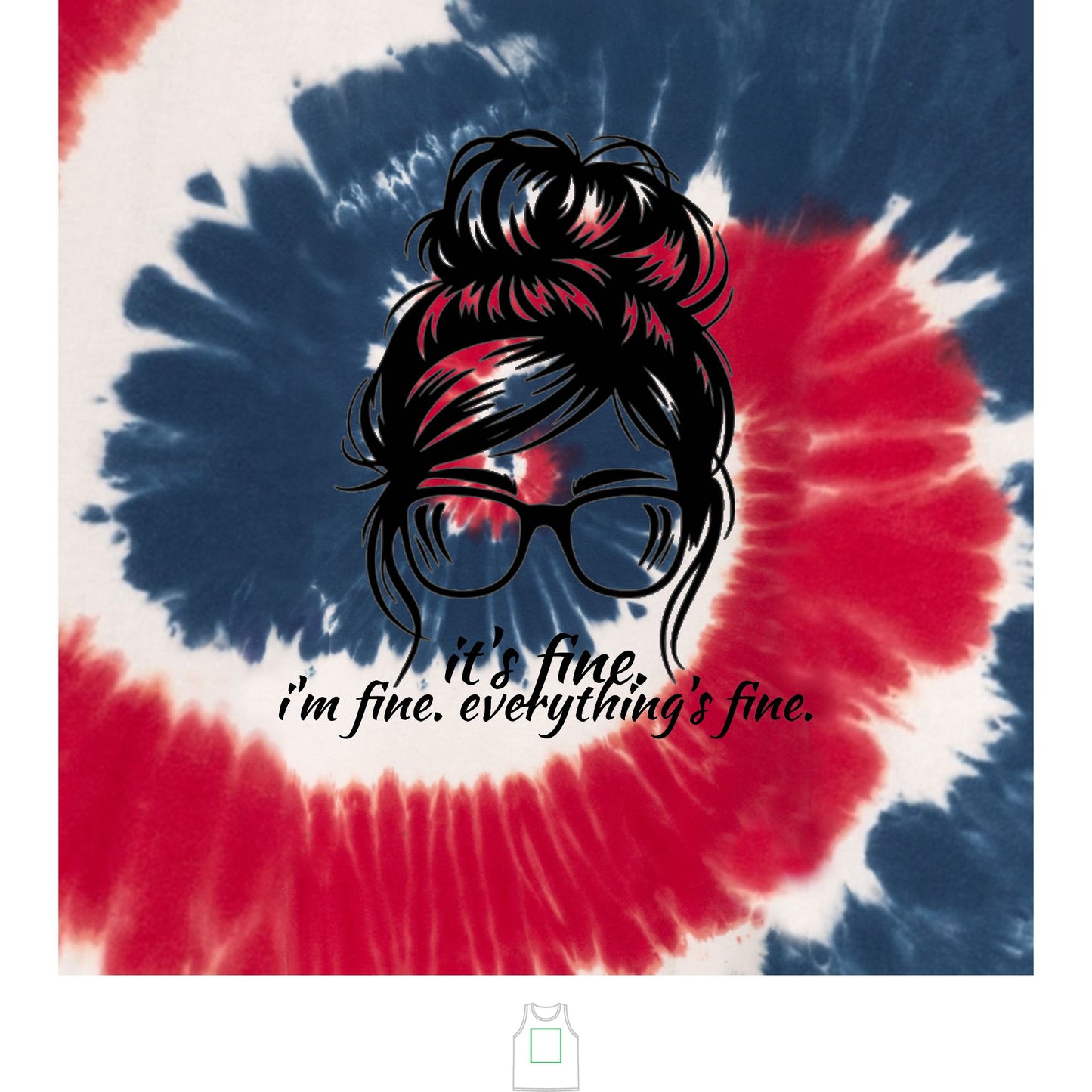 Unisex Tie-Dye Tank Top
