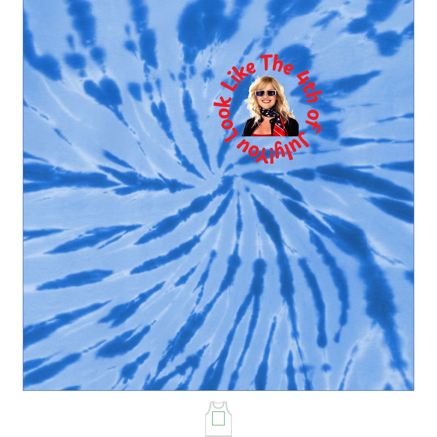Unisex Tie-Dye Tank Top