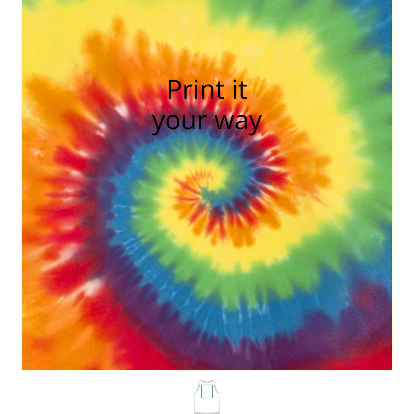 Unisex Tie-Dye Tank Top