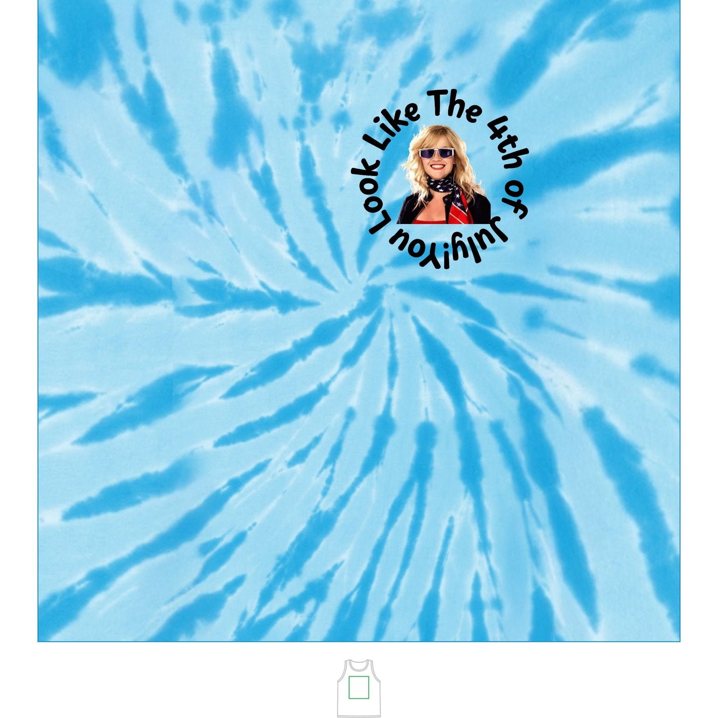 Unisex Tie-Dye Tank Top