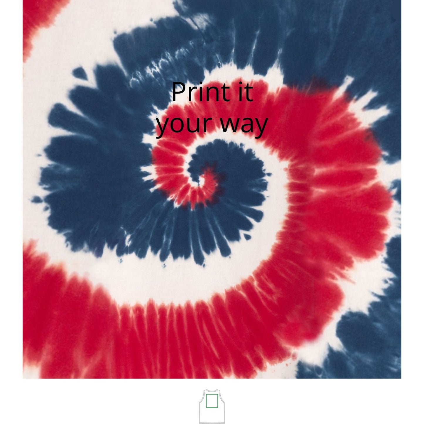 Unisex Tie-Dye Tank Top